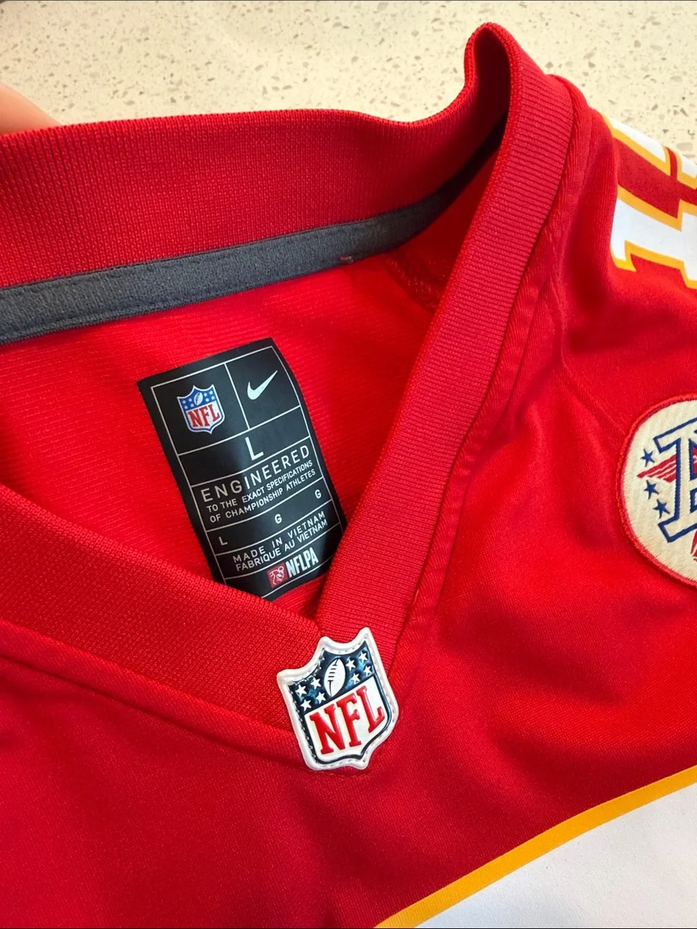 NFL Kansas City Chiefs Mahomes 15 Red Kids Jersey - Nike